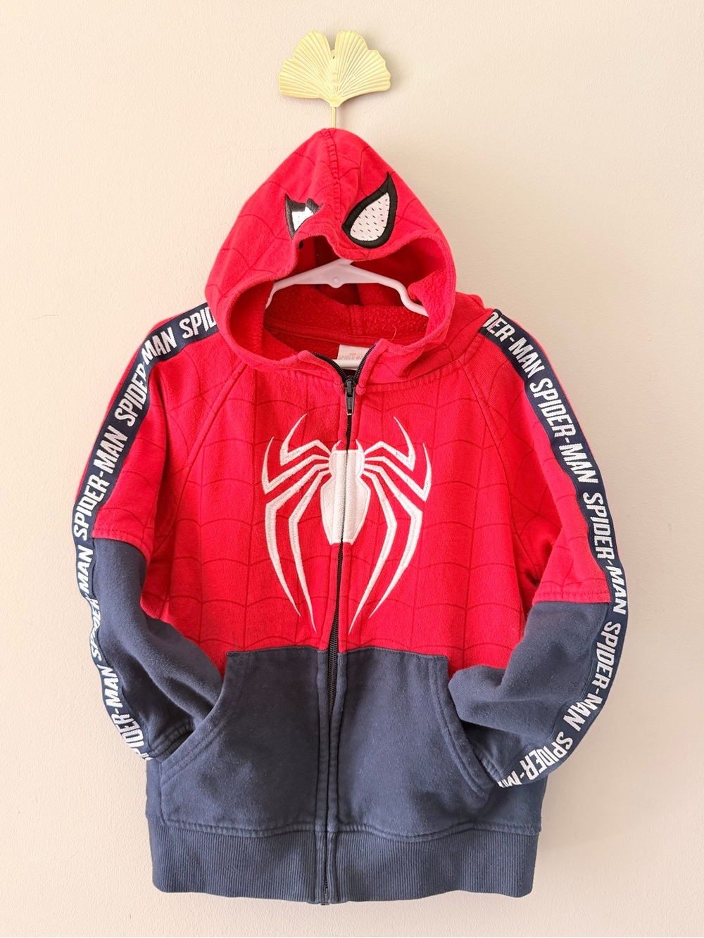 🕷️🕸️Boys Size 6 Marvel SPIDER-MAN Zip-Up Hoodie